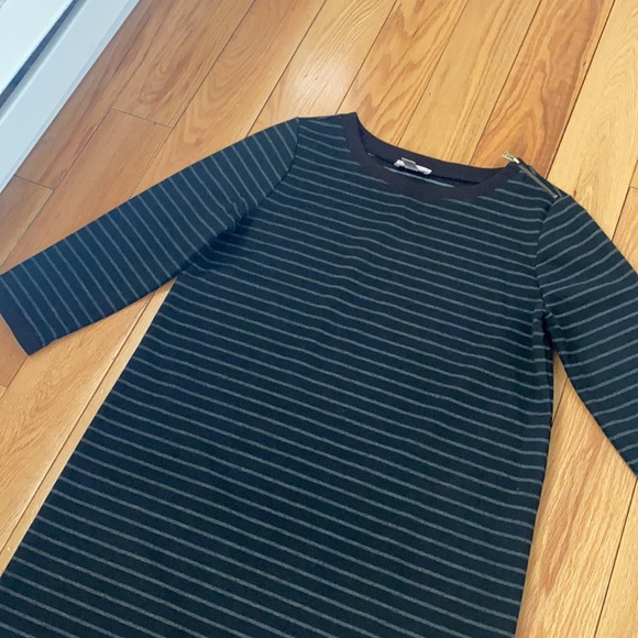 LOFT dress women size M stripes - Picture 2 of 6